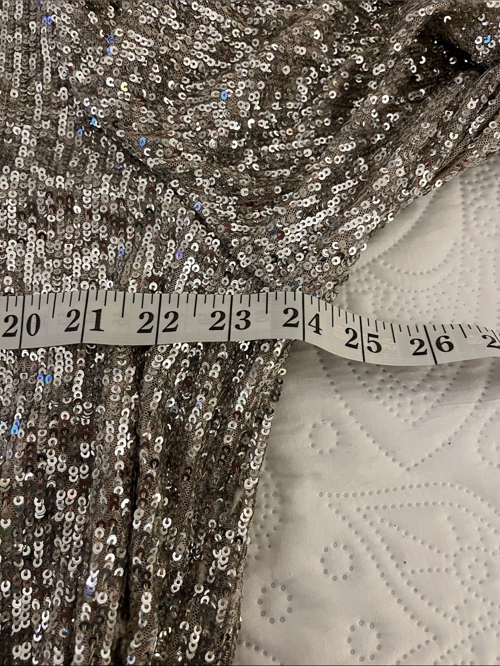 Cable & Gauge Silver Sequin Scoop Neck Blouse 3X - Picture 8 of 9